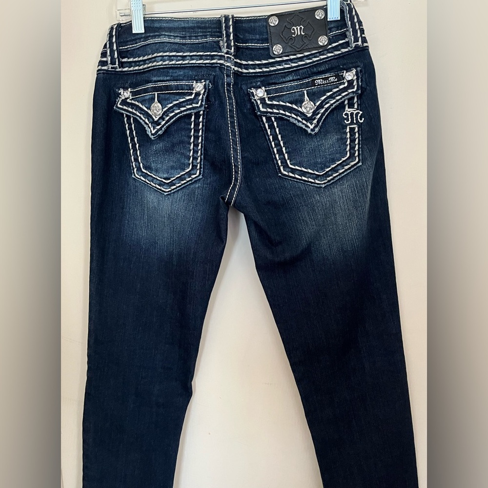 Miss Me Skinny Jeans with Contrast Stitching - Picture 2 of 4